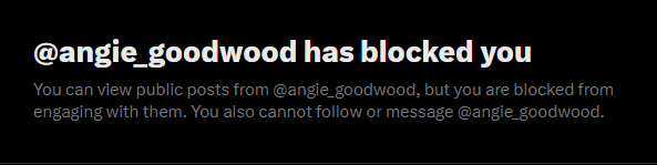 steph2nos's tweet photo. @stephqnos_ @angie_goodwood this got me blocked #lol https://t.co/EI8H5y7hOk