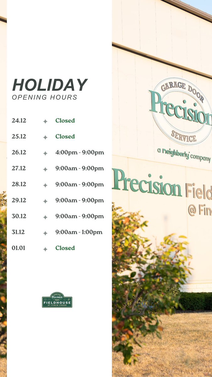 PrecisionFH's tweet image. ‘Tis the season!