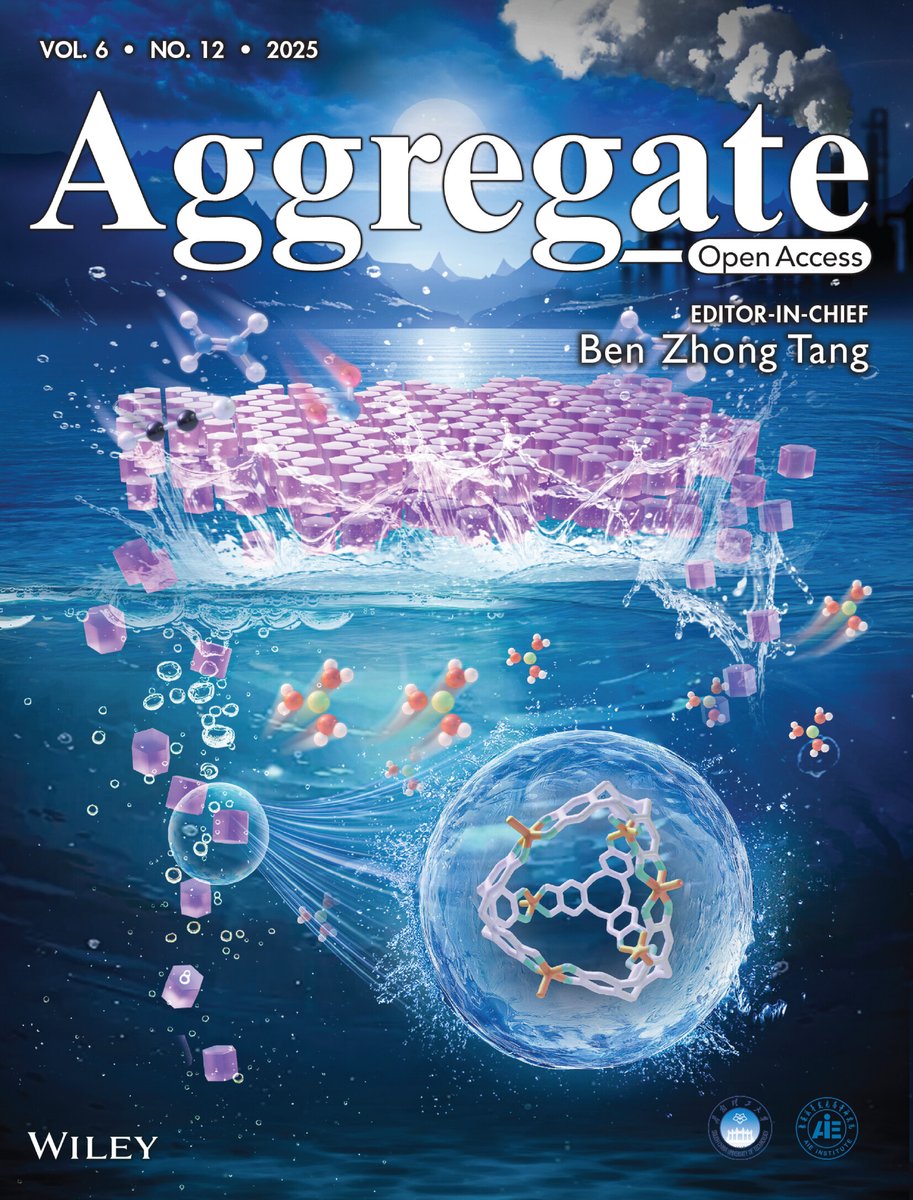 AggregateOA's tweet image. Cover: "Ion–Dipole Interaction-Driven #Assembly of #Silicate #Cages" by Ming Liu et al. @ZJU_China @Wiley_Chemistry #porous  
Check👉doi.org/10.1002/agt2.7…