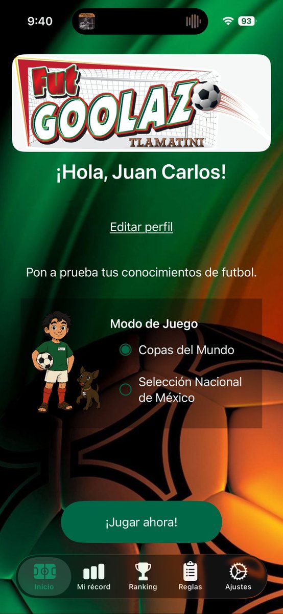 j_Pazos's tweet image. Ahora que Futgoolaz📷para Android está prácticamente listo, es momento de pasar a iOS.
#buildinpublic #triviachallenge #iphone