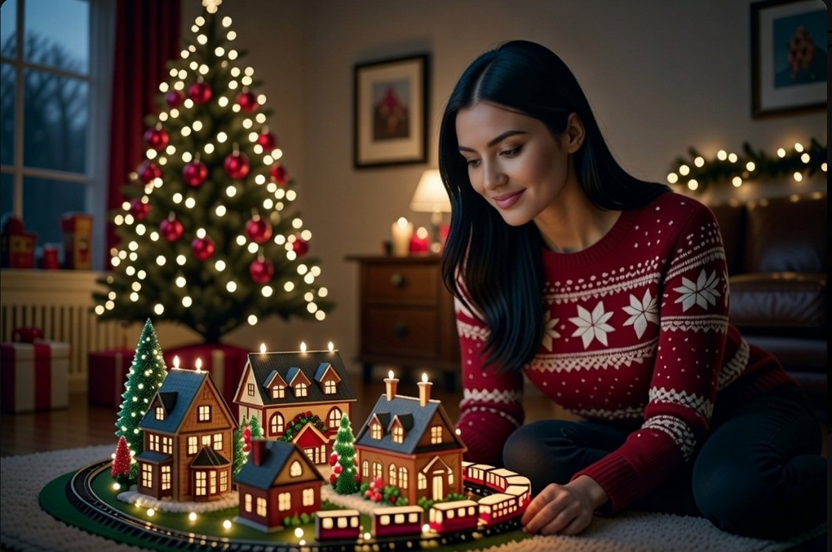 helpangela_com's tweet image. USA....

I don't know what it is about this little lighted Christmas villages....but I love them!!!  I enjoy the little train sets, too.  I love the Nativity sets, too. ♥♥️

I think they remind me of when I was a child and I enjoy putting them out for decorations each year. 🎄