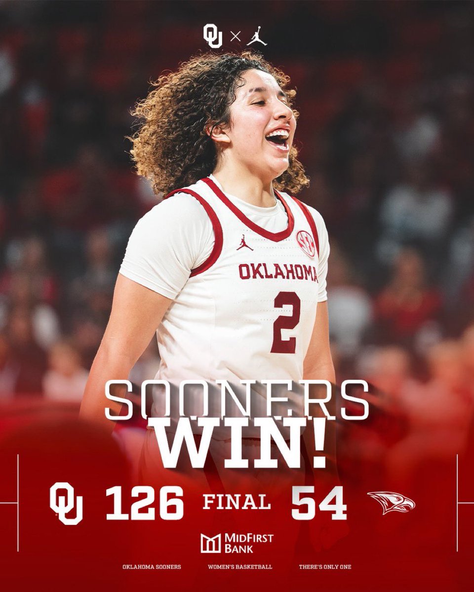 KREFsports's tweet image. What. A. Day from OU Men’s and Women’s hoops.

Two wins with 233 combined points! 
@OU_WBBall @OU_MBBall