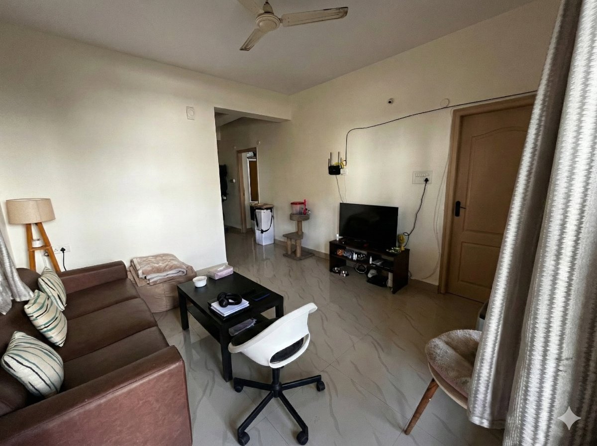 _nikksnotfound's tweet photo. Looking for a Flatmate in HSR Sector 1, 100m from 27th Main road. 

Rent all inclusive: 20k. Deposit: 50k. Cook/maid already set up. 

Master bedroom with attached washroom, V big as you can see in attached.

@GruhamBot
@fmrbangalore
@BangaloreRoomi https://t.co/zjrVROtMLM