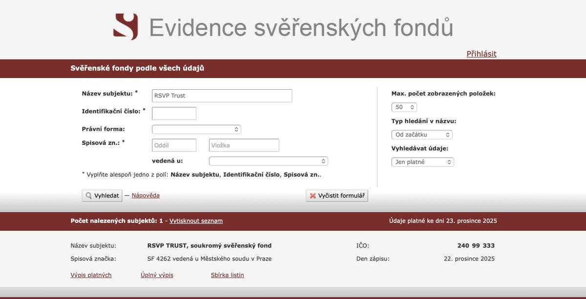 HlidacStatu's tweet image. Dnes už zapsaný je i ve veřejném rejstříku.