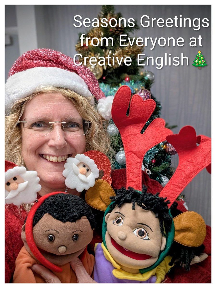 Creative English tweet media