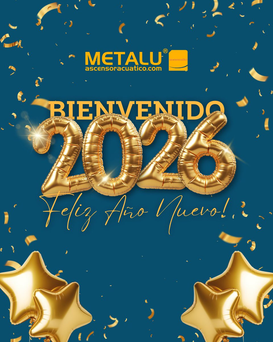 ✨ ¡Adiós 2025, bienvenido 2026! ✨

Cerramos un año en el que han sido todo un récords 💯 para METALU: más elevadores instalados que nunca, un verano de infarto, un mes de junio que será difícil de superar y mejoras constantes en nuestros modelos. 

¡Feliz Año Nuevo!