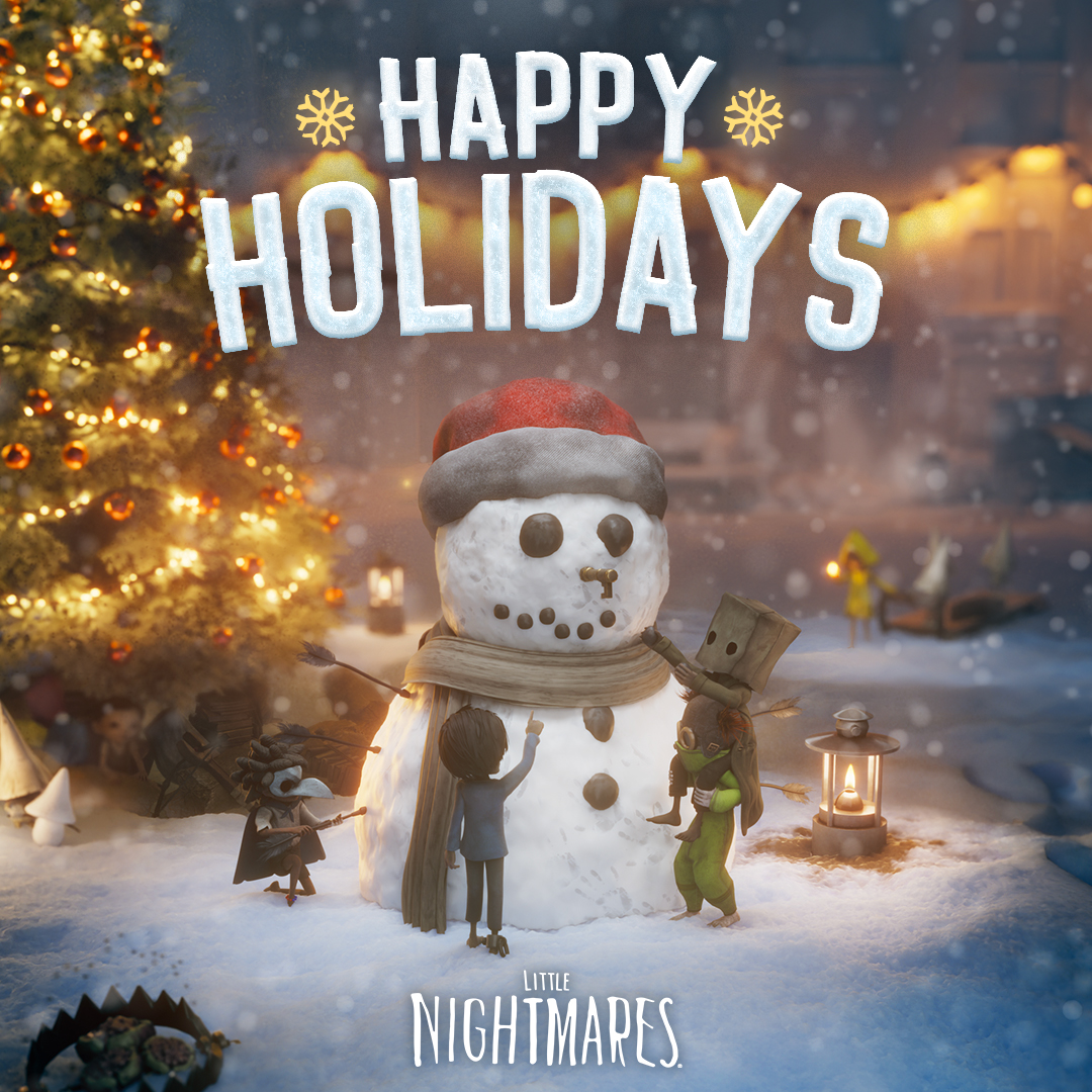 LN_JP's tweet image. つかの間の温もりを大切に。
溶けてなくなってしまう前にね。

＃リトルナイトメア から、ハッピーホリデー