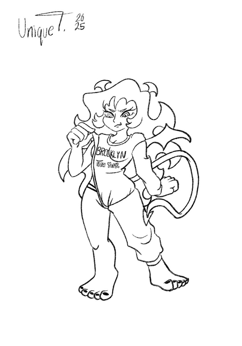 ShemakesuniqueT's tweet photo. I did the sweater thing! I don’t think Scanty likes this outfit #PaSwG #Scanty #fanart https://t.co/z3Zb2Brep6
