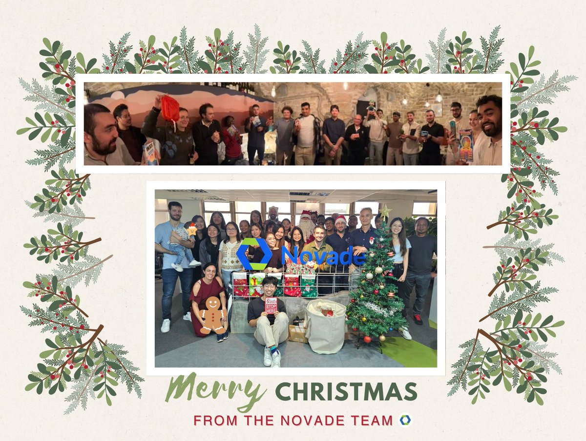 Wrapping up a great year with the team that makes it all worthwhile! 🎁To our Novade team, clients, and partners: thank you for being part of our journey. Wishing you a season filled with warmth and joy! 🎄✨Merry Christmas &amp; Happy Holidays!

#Novade #MerryChristmas #tistheseason