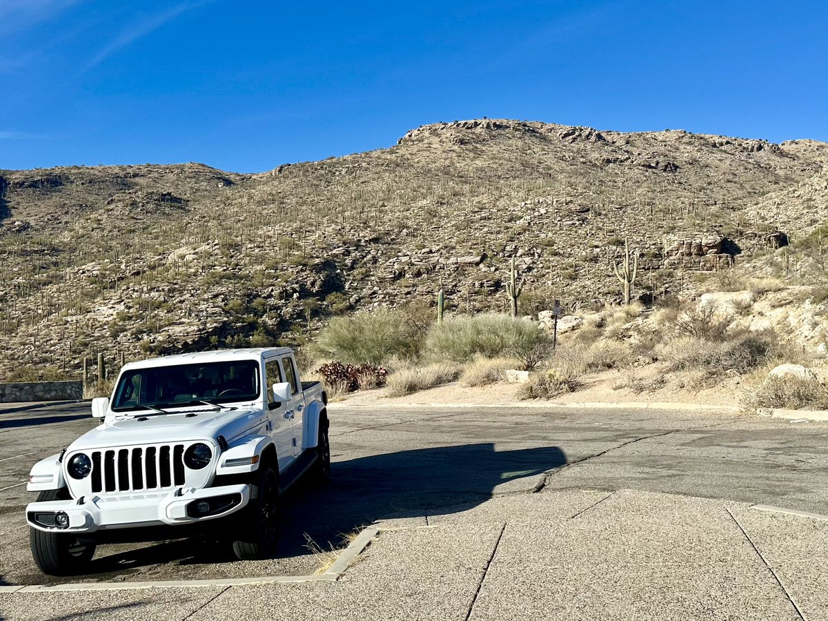 integratacoma's tweet photo. Tuesday, January 21, 2025 at 3:50 PM
My rented Jeep Wrangler in the Catalina Mountains. https://t.co/rqo1RCW9Qk