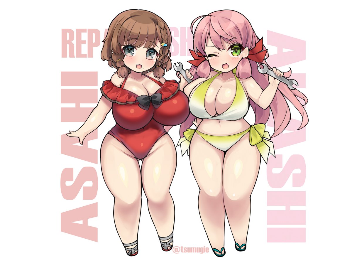 冬コミ艦これ新作グッズその2!
明石&朝日の水着アクリルスタンド
衣笠進水日記念水着アクリルスタンド
どちらも冬コミ当時用に用意しております
#艦これ 