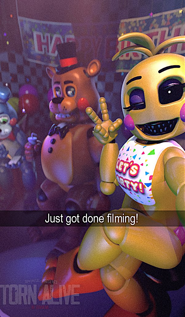 Toy Chica has posted something on her social media!

TORN ALIVE - by Xtratuna - RELEASES TOMORROW