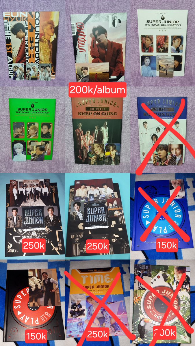 m4y_elf's tweet photo. D&amp;E (Blood ver) : 150k
D&amp;E BE : 200k
D&amp;E Epiloge : 200k

Kyuhyun Love Story (Story/Letter ver) : 200k/album
SG 2023 HoneyMallow 200k

Yesung Beautiful Night : 75k (album only)
#WTS #WTSSUPERJUNIOR #SUPERJUNIOR #wts https://t.co/D9RuSWgbYl