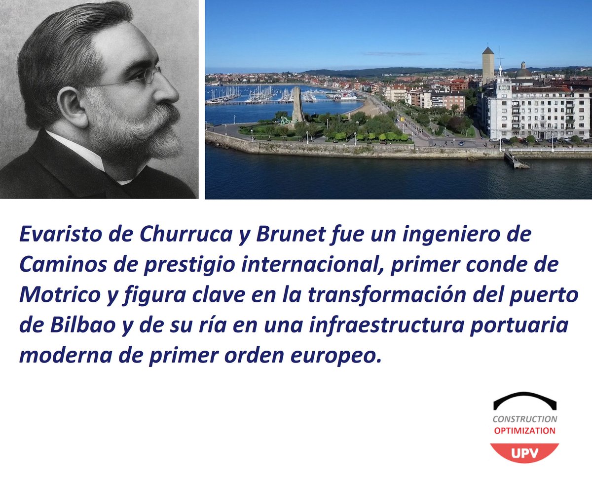Evaristo de Churruca, ingeniero visionario y 1er conde de Motrico, transformó el puerto de Bilbao en una joya europea. Su legado traspasó fronteras, modernizando puertos en España y el extranjero. 🌍⚙️ Descubre más sobre esta figura clave: victoryepes.blogs.upv.es/2025/12/23/eva…