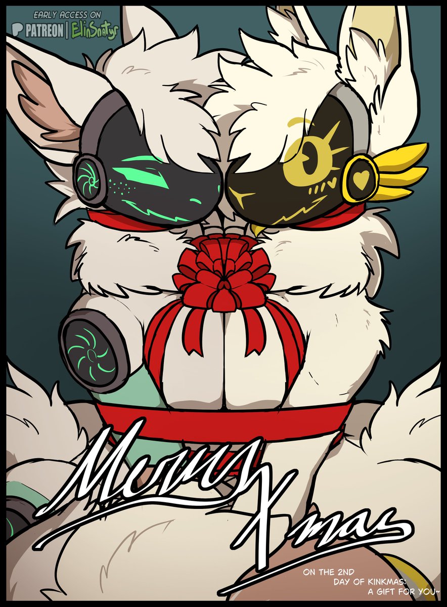 SpiritElin's tweet photo. On the 2nd day of Kinkmas...

We love unwrapping our gifts~

Ainha(right) is mine. Other Protogen is owned by @SillyProt0 https://t.co/vl4xq66hqU
