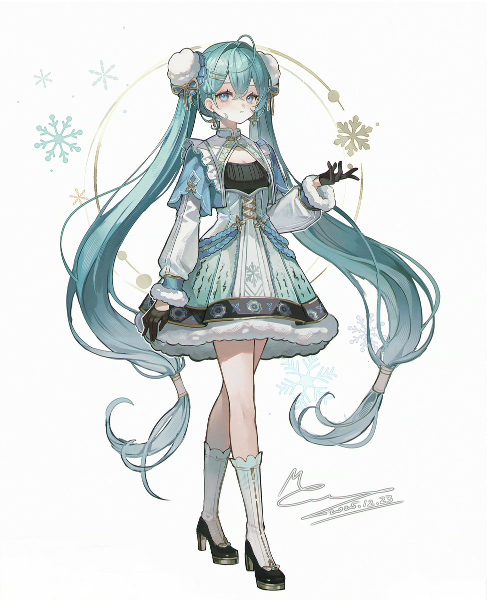 memoryforsleep's tweet image. ❄️ 🫧 ❄️ 冬凌霜寒miku❄️ 🫧 ❄️
中式风格冬装miku的脑洞
入冬天气越来越冷了
注意保暖哇
#初音ミク
