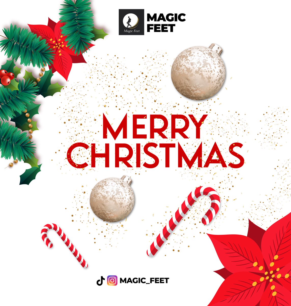 Magic Feet 🎄
Wishing you a Christmas filled with joy, love, and good vibes.

Happy holidays🤝