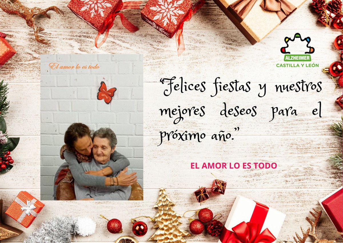 Desde #AFACAYLE os deseamos una Feliz Navidad!!! #Alzheimer