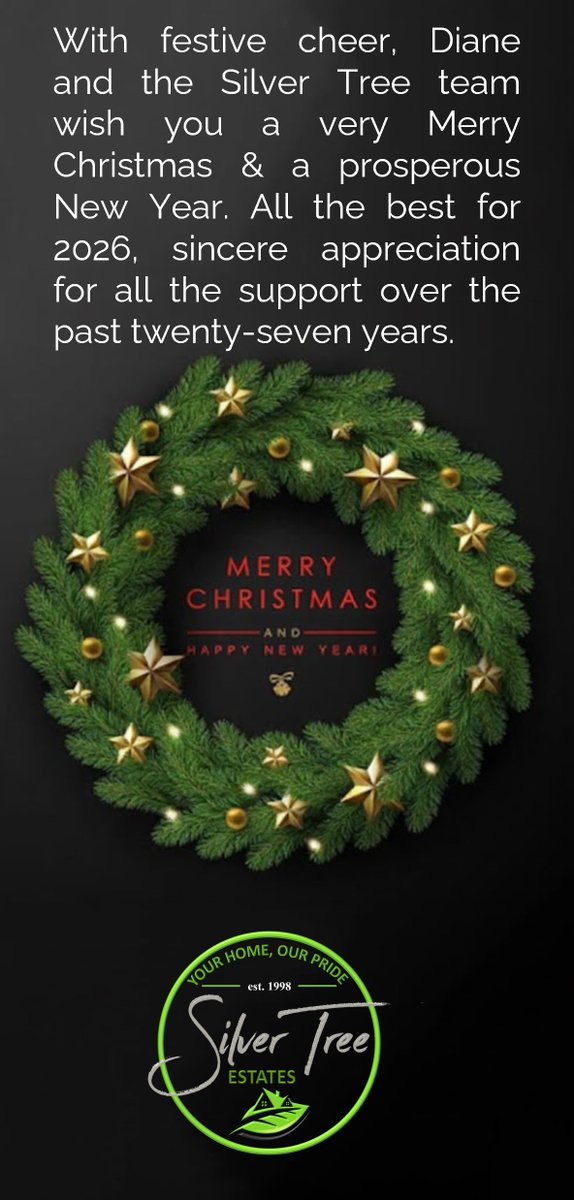 SilverTreeRSA's tweet image. #STE #SilverTreeestates #Little Falls #Roodepoort #Christmas #HappyHolidays #FestiveSeason #NewYear #NYE #CheersToTheNewYear #ChristmasMood #NewYearNewMe #ChristmasTree #HolidayDecor #NewYearsResolutions