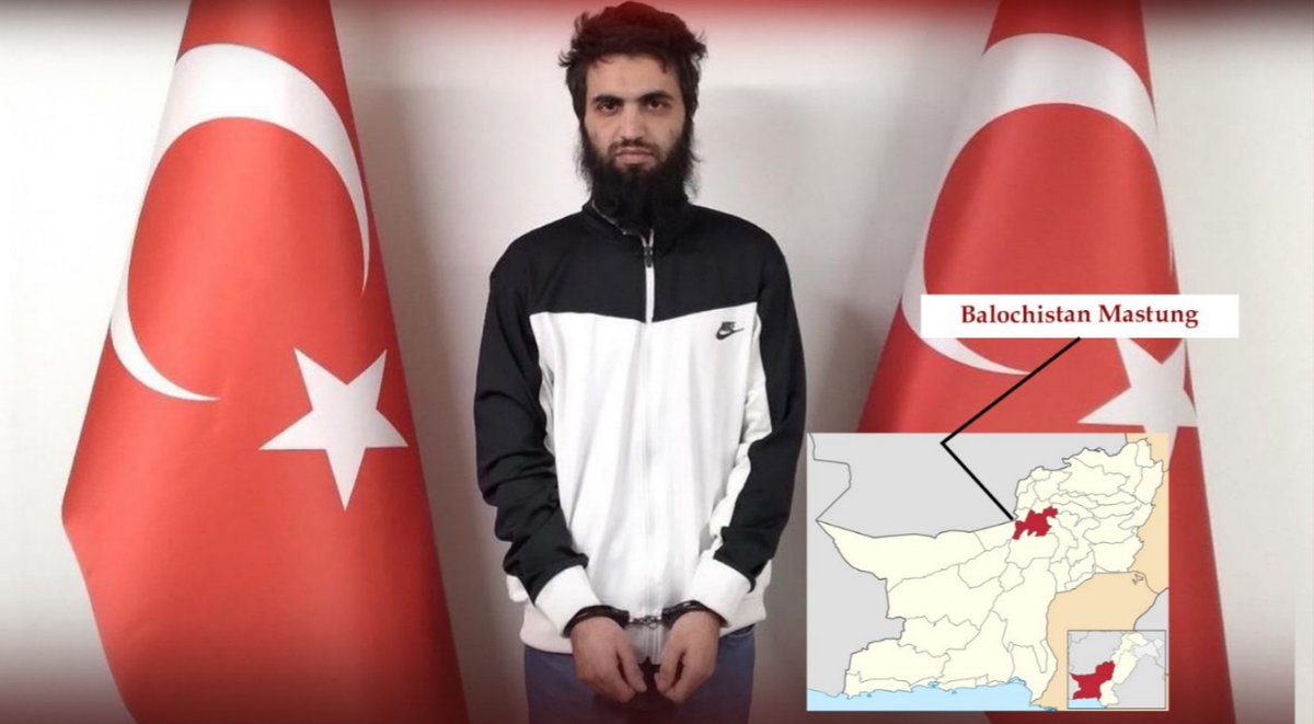 burhan_uddin_0's tweet image. Turkish Forces Conduct Operation in Pakistan’s Balochistan, Arrest Senior ISIS Member
Turkish state media have reported that the Turkish military and intelligence agency (MIT) have arrested a Turkish national affiliated with the ISIS group during a special operation in Pakistan’s…