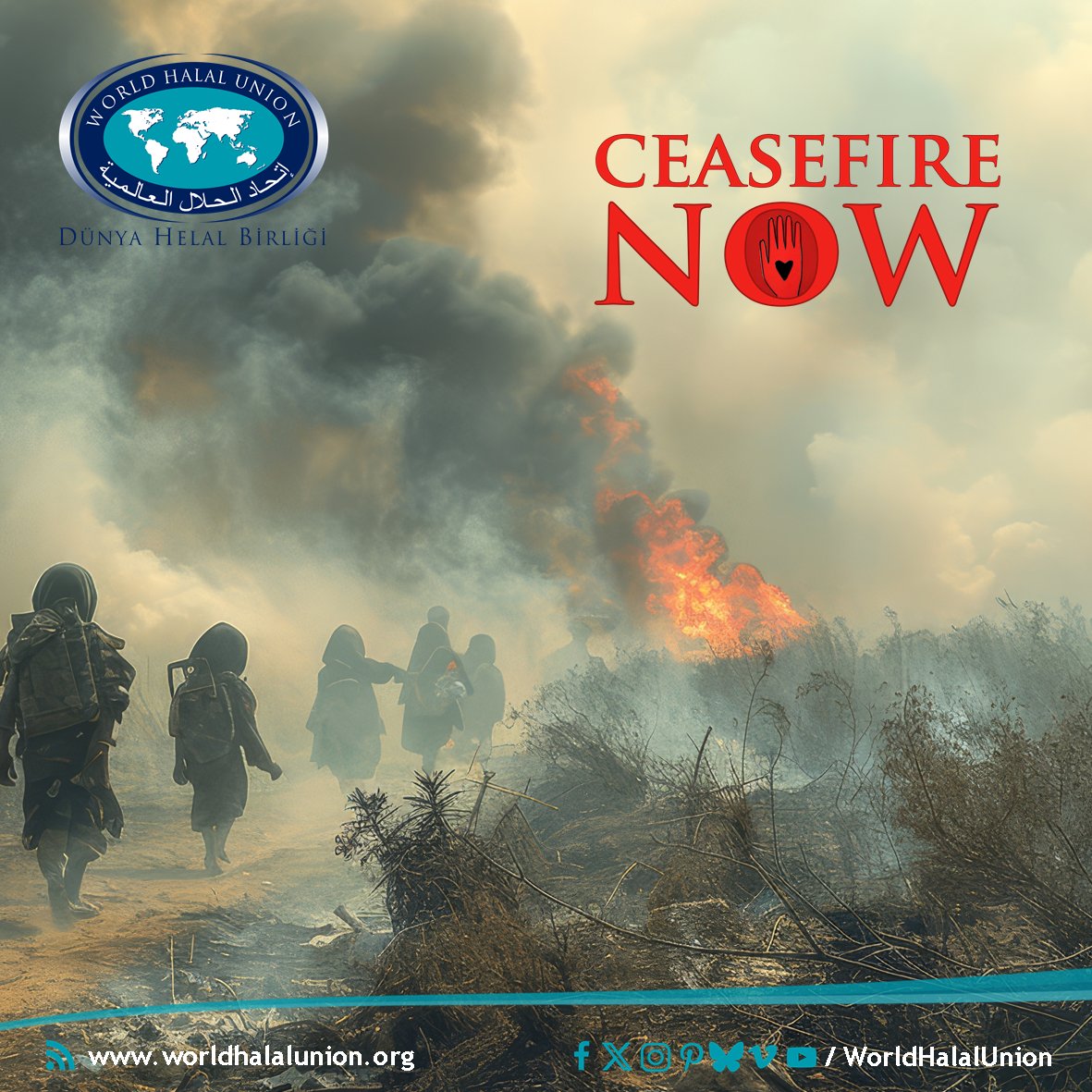 While the people of Gaza...
tinyurl.com/5xwz29b2

#WorldHalalUnion #DünyaHelalBirliği #Halal #Helal #حلال #حلالا #할랄 #清真 #Хелал #ハラール #Smiic #UNHRW #Peace #Children #Justice #ceasefirenow #Gaza #genocide #Wck #OpenArms #Unicef #Amnesty #Msf #Fcnl #Artists4Ceasefire