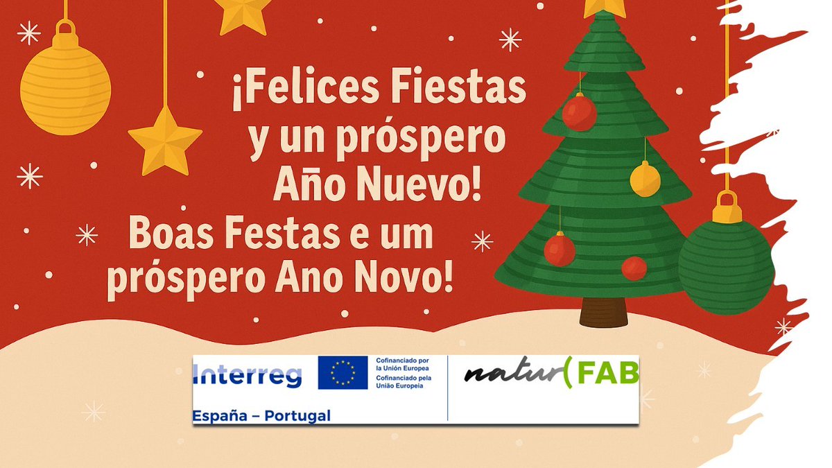 ¡El equipo @NATURFAB les desea una Feliz Navidad y un maravilloso año nuevo cargado de paz, y nuevos y exitosos proyectos! @Poctep <a href="/Interreg/">Richard Morton</a>
A equipa @NATURFAB deseja-vos um Feliz Natal e um maravilhoso ano novo cheio de paz, e de novos e bem-sucedidos projetos! @Poctep <a href="/Interreg/">Richard Morton</a>