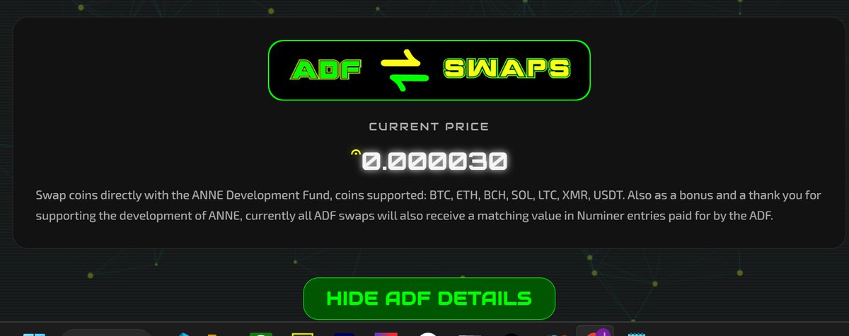 New annode released.
Every annode is a web server.   

anne.network/index.html is just running from an annode, same as you could run locally.

Apps?  Markets?   Actually decentralized.   They run on your localhost,

ADF Swaps up.

5 yrs dev risk REMOVED.
Product built.

Let's go.