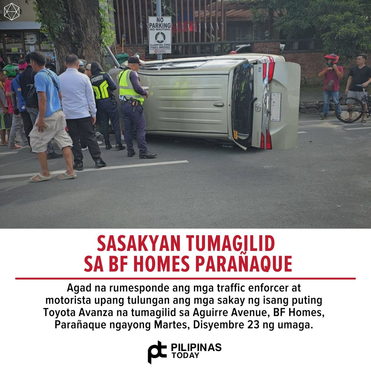PilipinasToday_'s tweet image. Pinag-iingat ng mga awtoridad ang mga motorista sa pagmamaneho ngayong Kapaskuhan dahil sa pagdagsa ng mga sasakyan sa lansangan na naghahabol sa pamimili at paghahatid ng regalo sa kanilang mga mahal sa buhay. (Photo courtesy of Tonyo Calado/Facebook)

#PilipinasToday
#Paranaque