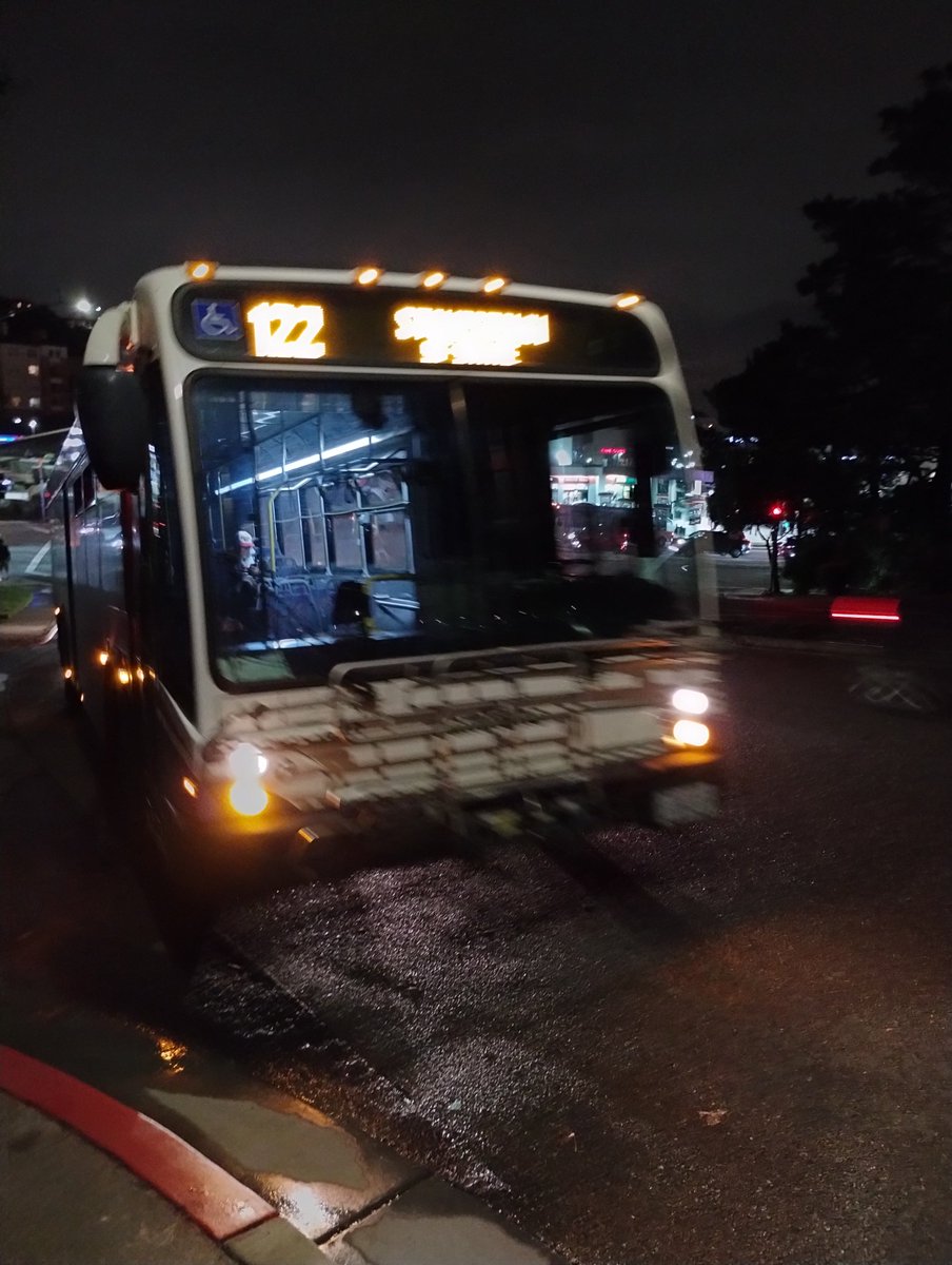 DannyOcchipinti's tweet image. This is the Samtrans bus 🚌 that gets me back home from the Gellert Safeway street!  Back to Serramonte mall and to the next bus to my apartment!!  Genius!!  #samtrans #westborogh #safeway