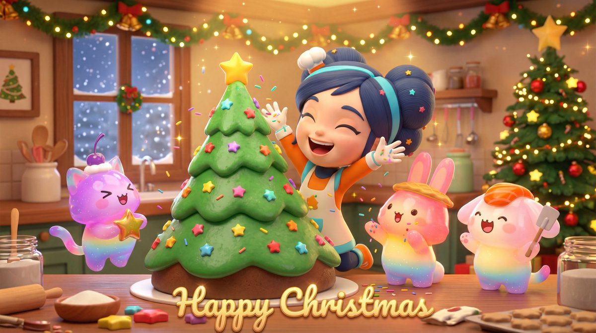 It’s NOVA–The Star Chef’s very first time meeting everyone! 🎄
Are you all ready for Christmas?

NOVA is busy getting ready to visit you properly next year🌟

Lots of fun (and tasty adventures) are coming soon!
Stay tuned!