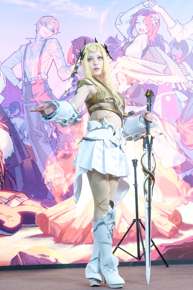 Build_Re_abc's tweet image. 20251206 AGF KOREA 2025    

Cos. 에픽세븐 보검의 군주 이세리아
M. 아이❤️愛 님(@lovelyai_)

#agf2025 #agf #cosplay #에픽세븐 #이세리아 #아이