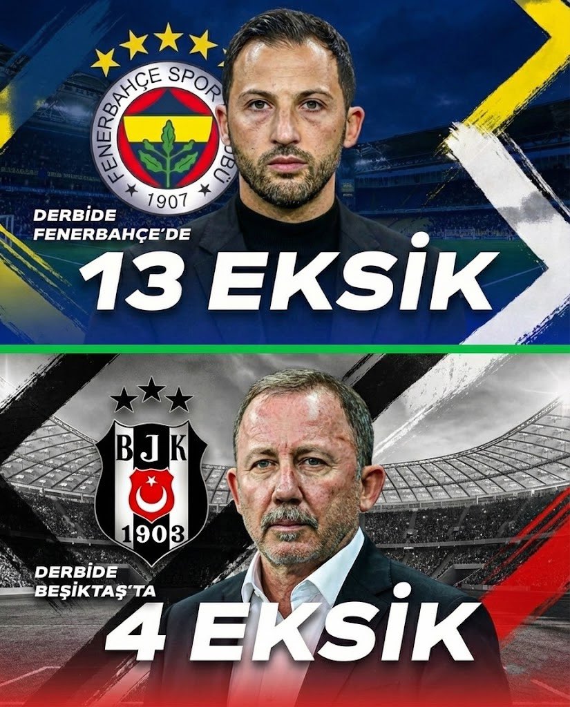 “Fenerbahçe’nşn tarihinde bu kadar eksikle çıktığı başka bir derbi hatırlayan var mı?”