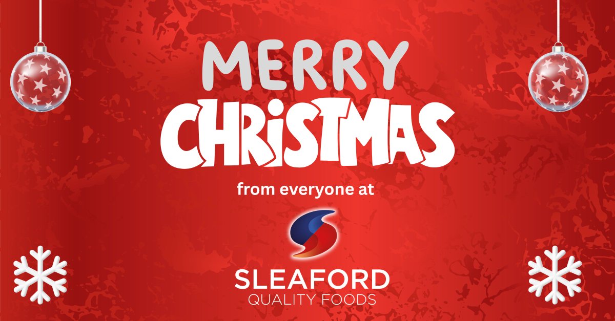 🎅🏿Merry Christmas to all our customers from everyone at Sleaford Quality Foods 🎄❄

Hope you all have a relaxing and enjoyable festive break

Thank you for your support during 2025 and we look forward to working with you all again in 2026!

#sleafordqualityfoods #ingredients