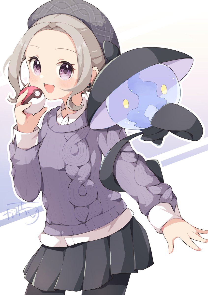 kapi32's tweet image. 自機とランプラーちゃん
お久しぶりです、生きてます！お絵描きリハビリ中～