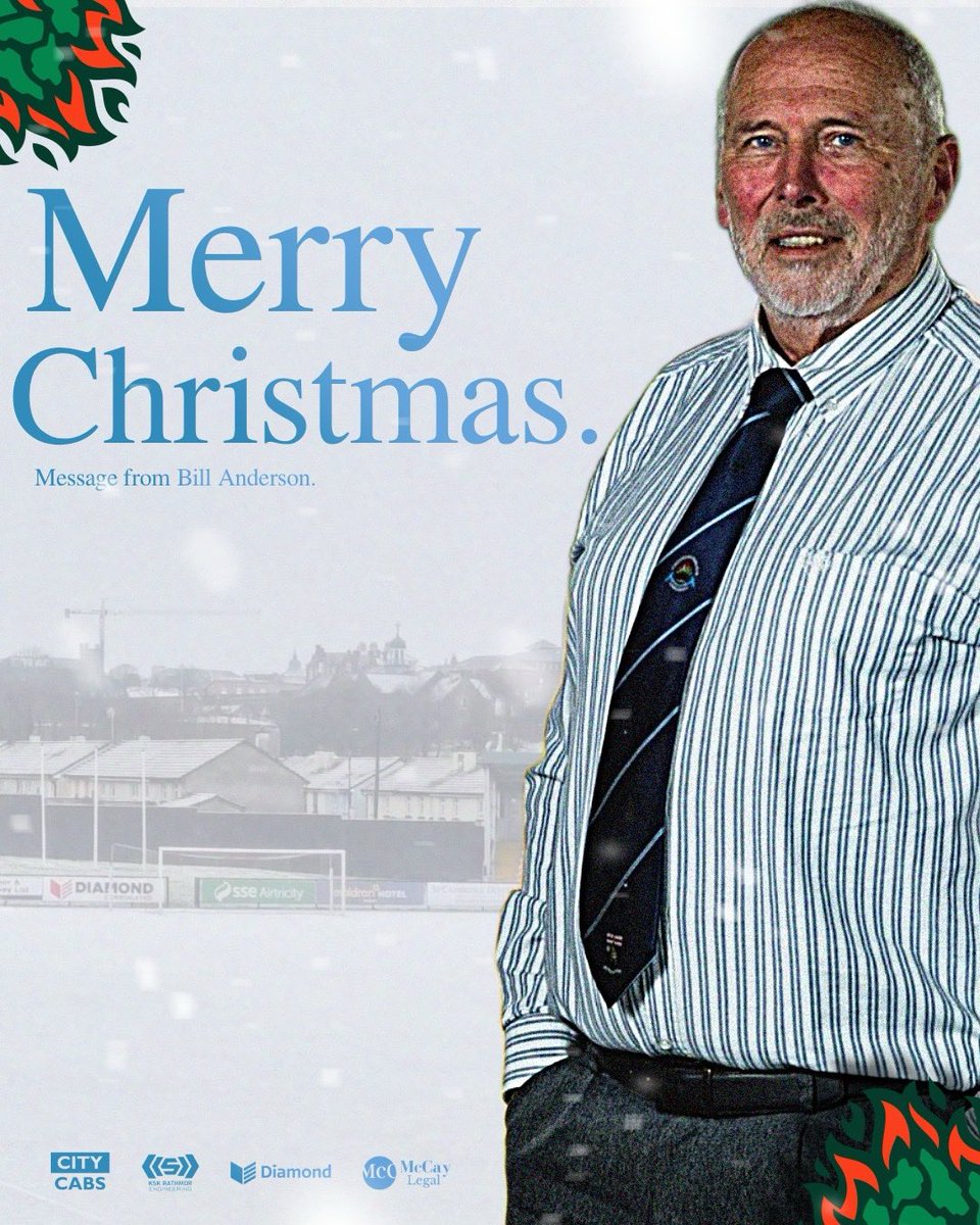 Institute_FC's tweet photo. π Chairman Bill Anderson reflects on a challenging year for Institute FC and shares his Christmas message to members, supporters & the wider football community.
π Read more:
https://t.co/Fg7mvybAFF
#InstituteFC #Stute https://t.co/GGQBokERIS