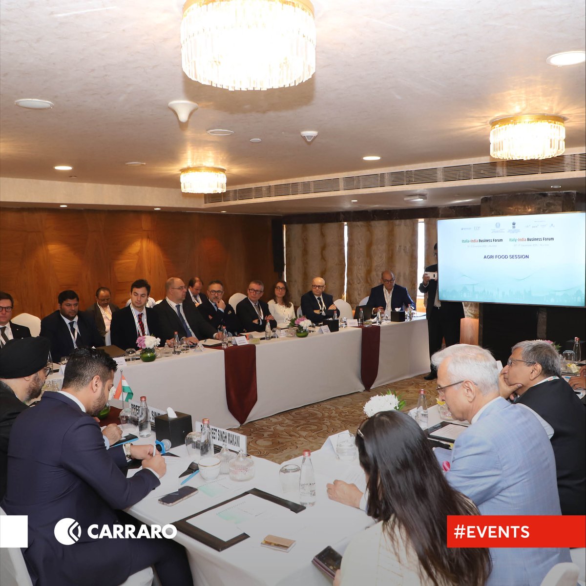 An honor to join the Italy–India Business Forum in Mumbai. Chairman Enrico Carraro and MD Balaji Gopalan shared our "local for local" vision in a key market, strengthened by the recent listing of Carraro India on the Mumbai Stock Exchange. 🇮🇹🇮🇳
#Carraro #ItalyIndiaBusinessForum