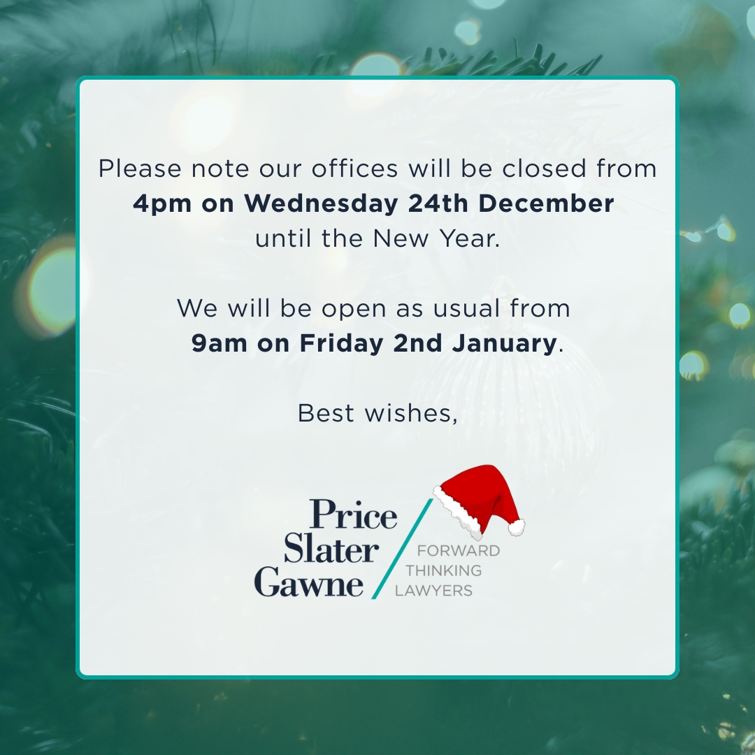 In the spirit of the festive season, our offices will be closed from 4pm on 24th December until 2nd January to allow our team time to rest, recharge and spend quality time with loved ones.

We wish you a happy and restful holiday period – we’ll be back in the new year!