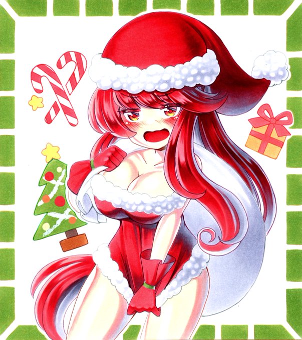 メリクリミニスカ小兎サンタ❤ 