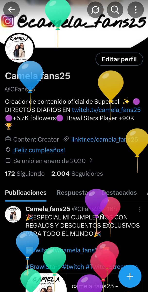🎉20 AÑITOS YAAA🎉

Hoy me hago viejo mi gente, pero es un día en el que toca agradecer a tod@s los que habéis estado ahí siempre apoyándome en algo que me gusta tanto como sacaros una sonrisa con mis tonterías ❤️

Infinitas gracias por todo, sois los mejores ❤️🔥