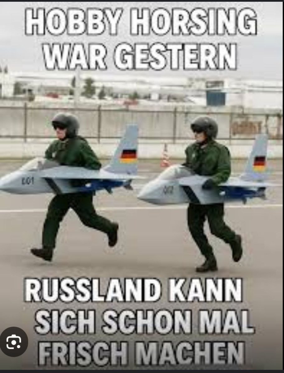 Und die Fliegerstaffel ist auch aufgerüstet, Russland hat verloren 💪