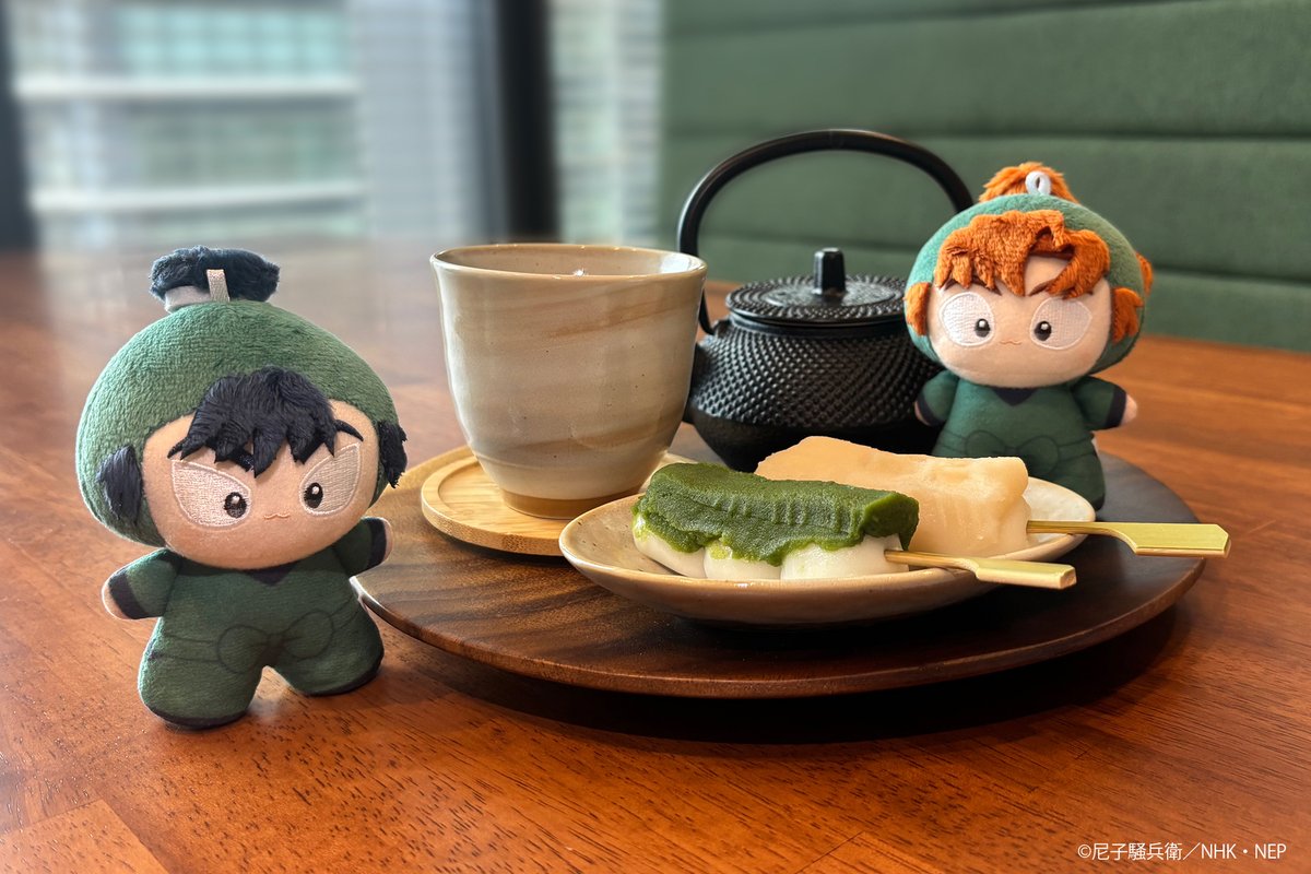 忍たま乱太郎　善法寺伊作・猪名寺乱太郎　まめめいとおまんじゅう3点セット 忍たま乱太郎 善法寺伊作・猪名寺乱太郎 まめめいとおまんじゅう3点