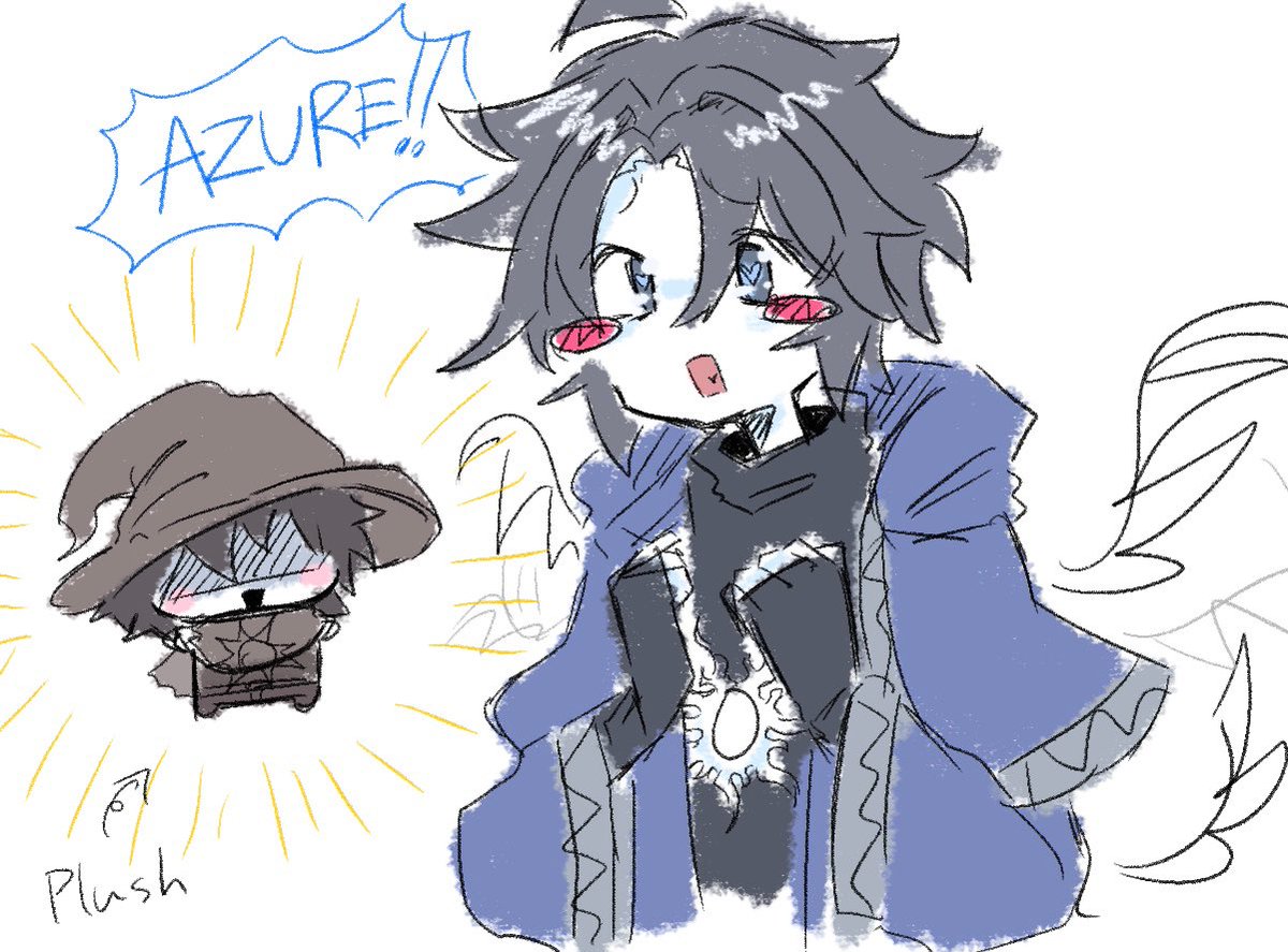 深淵夢絵 アズールガチ勢のツータイム #Forsaken #robloxart