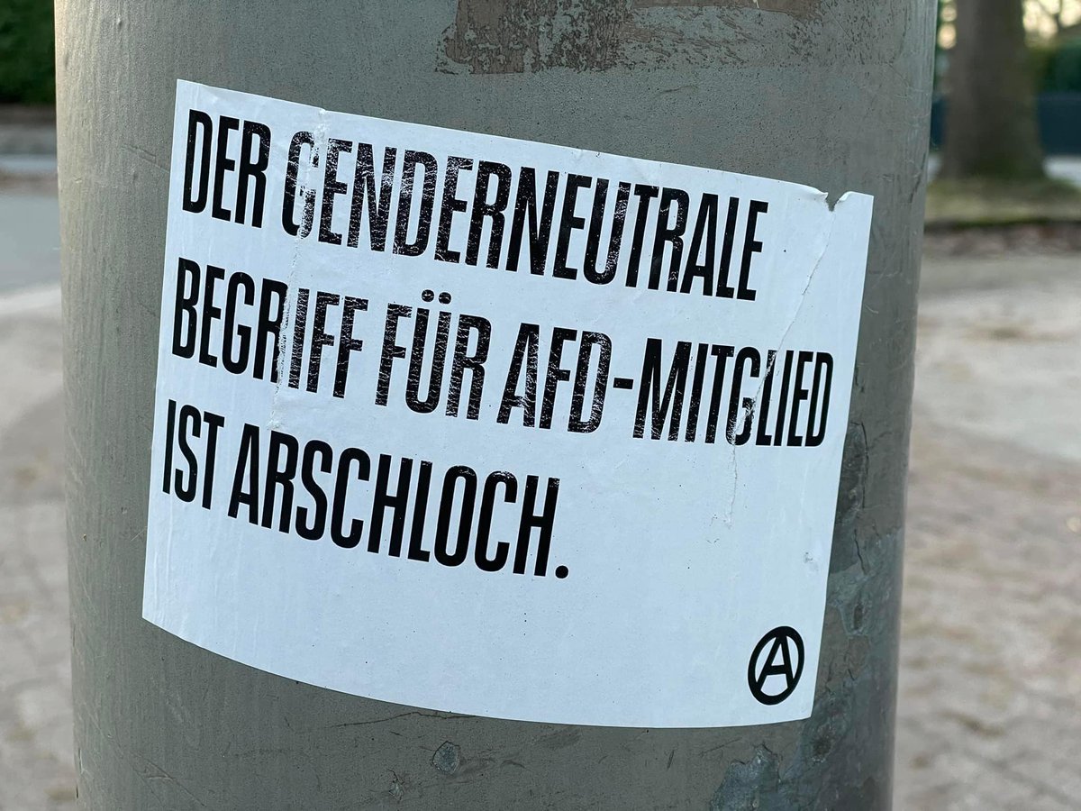 ☝
#noAfD #fckAfD #wirsinddiebrandmauer