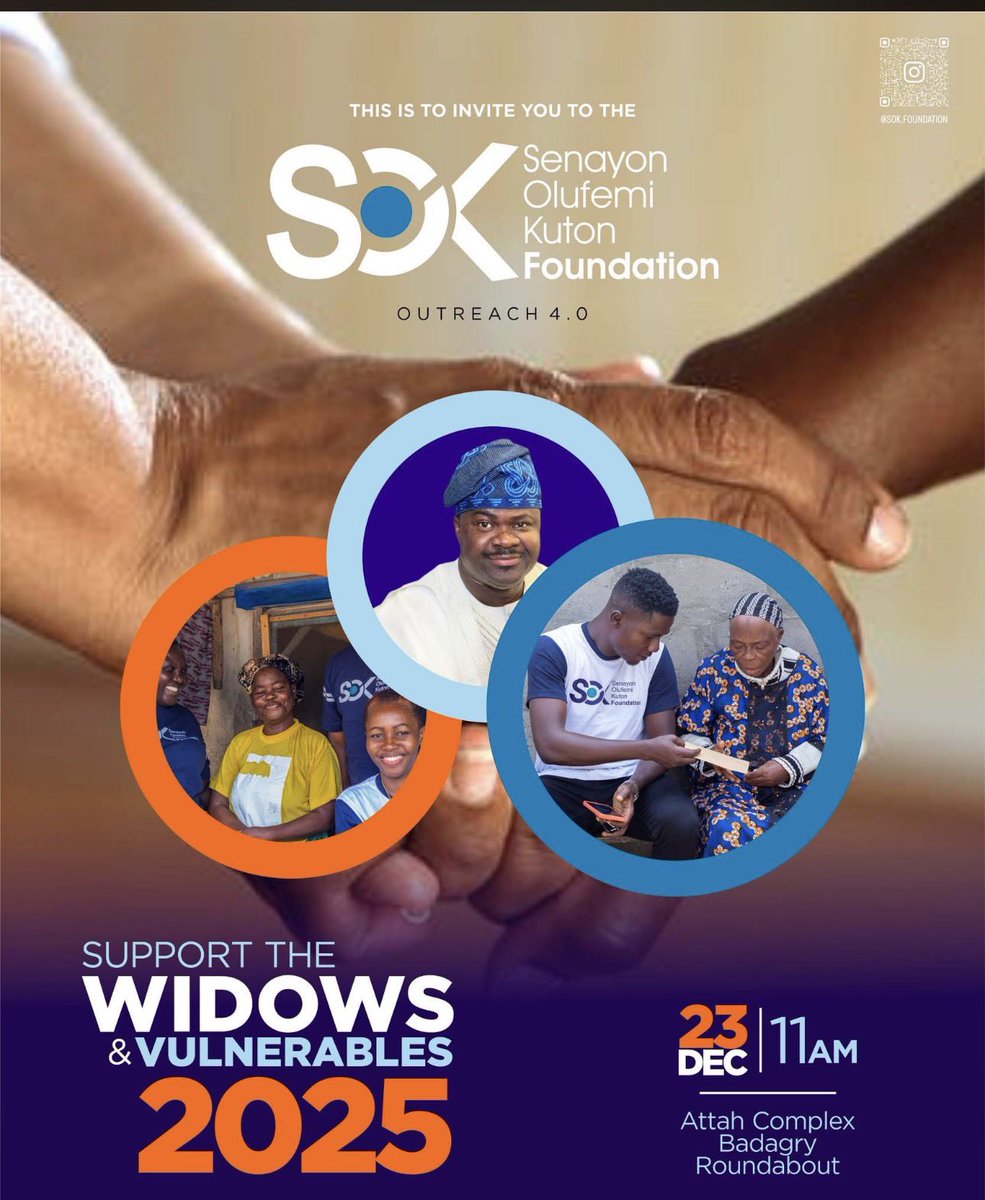 Today, we’re back for the 4th Edition of the SOK Foundation Outreach! In our own little capacity, we remain committed to showing up again and again for Badagry, for our widows, and for the most vulnerable among us. This initiative is driven by love. It’s more than charity; it’s a