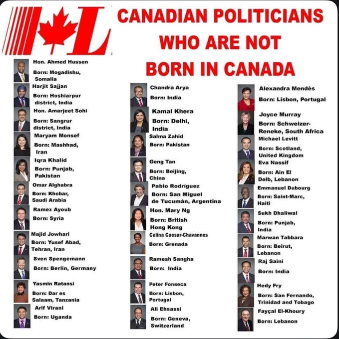 Canada has already been conquered by foreigners from enemy states with enemy ideologies ruling us