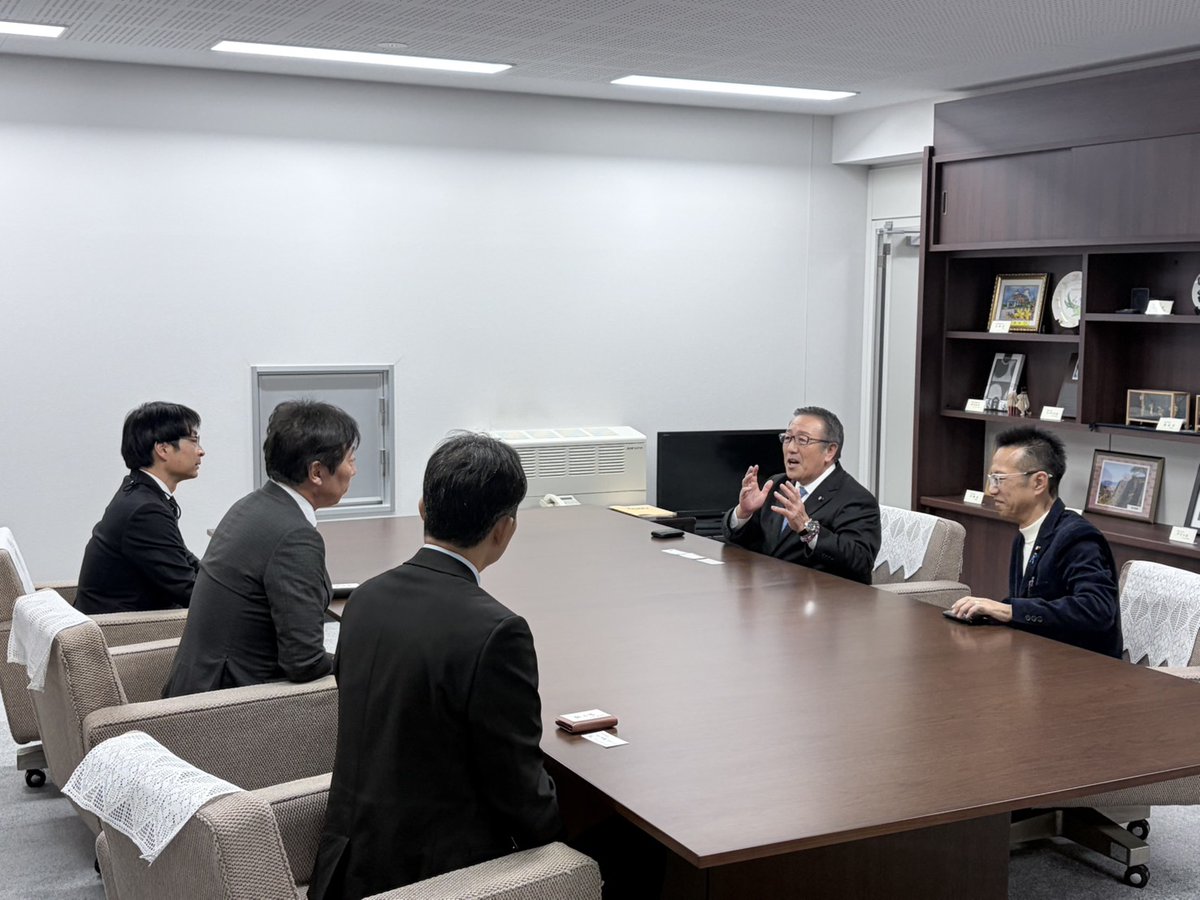 12月22日、#東北電力ネットワーク 宮城支店、渡辺支店長にご来訪