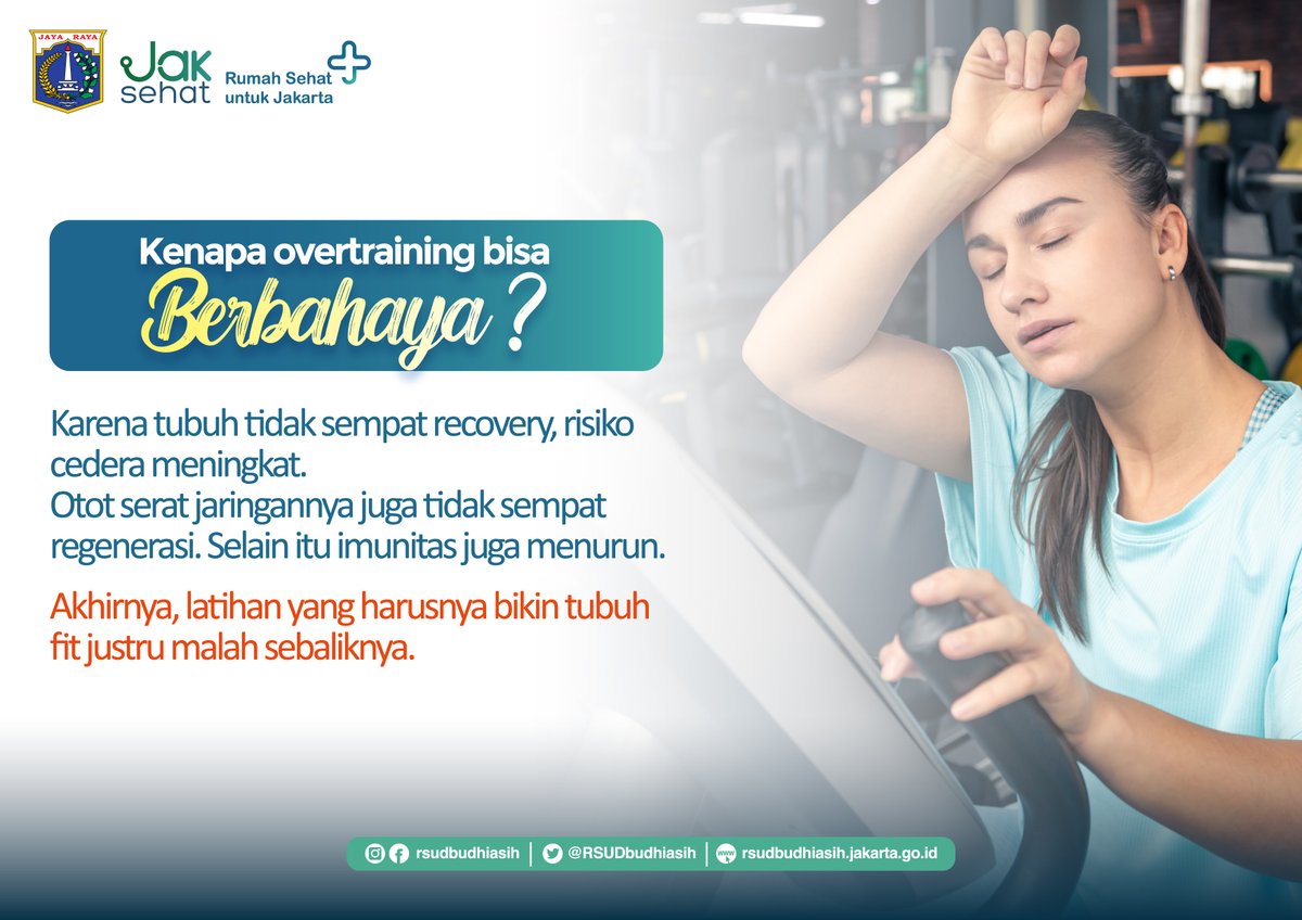 Overtraining bisa terjadi tanpa kamu sadar.
Tandanya bisa performa turun, tidur berantakan, mood makin kacau, sampai nyeri yang tidak hilang-hilang.
Jangan buru-burunya mikir “normal kok.” Kadang itu tanda tubuhmu sudah kerja lebih keras daripada yang bisa dipulihkan.