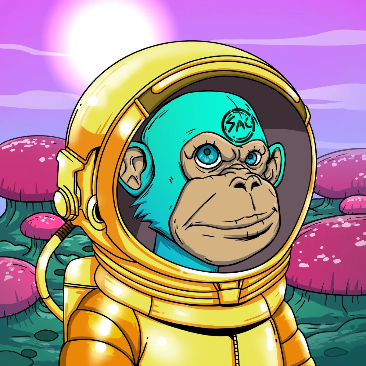 ph8929's tweet image. Titanium Skin @ChilledKongs hanging w some OG’s 
@ChilledKongs 
@spacebudznft 
@SpaceApeClub 
#cnft #ada #nft