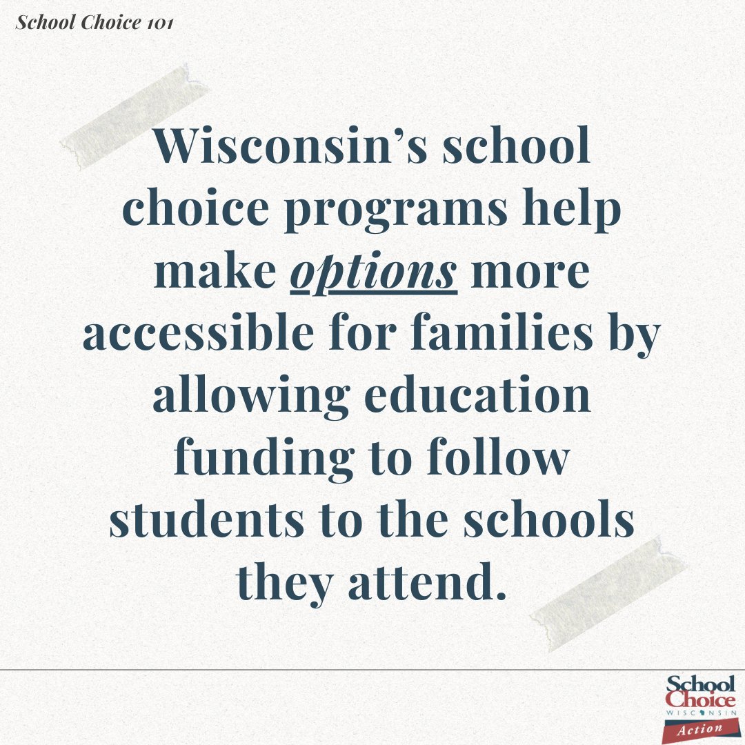 School Choice WI Action (@SCW_Action) / Posts / X