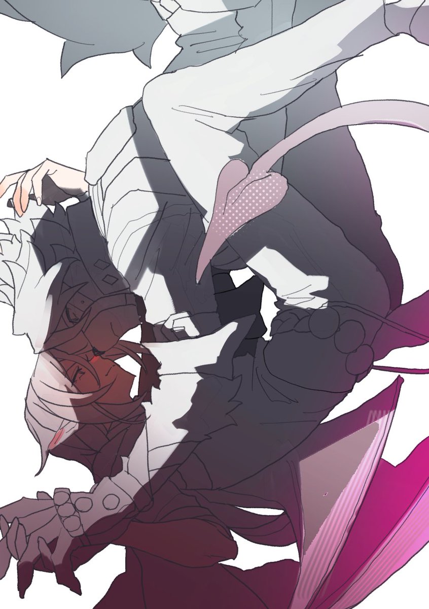catxmata's tweet photo. これは前に騒いでたイン……バスパロ🐺🦇の表紙遊び🫶 https://t.co/bgsAVTb8Ok